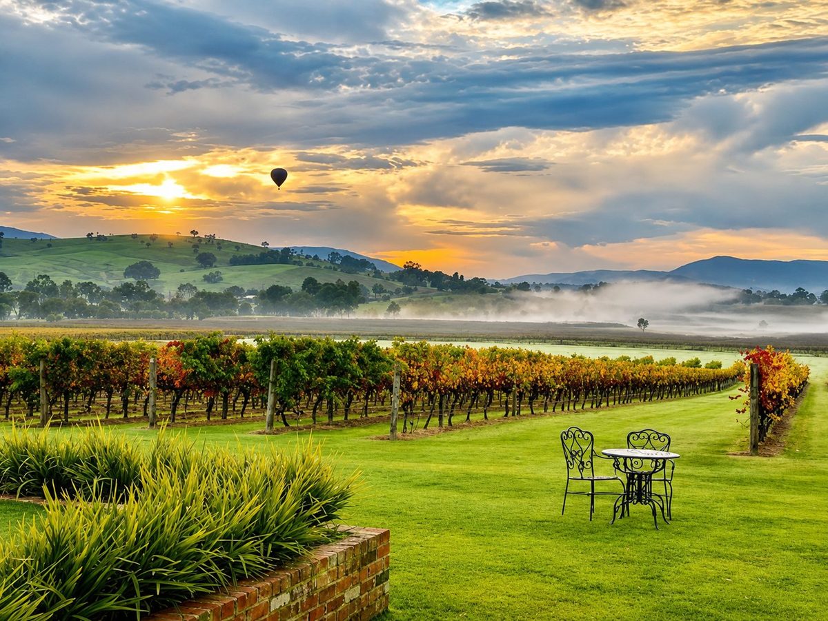 Yarra Valley vineyard rows — private winery tour